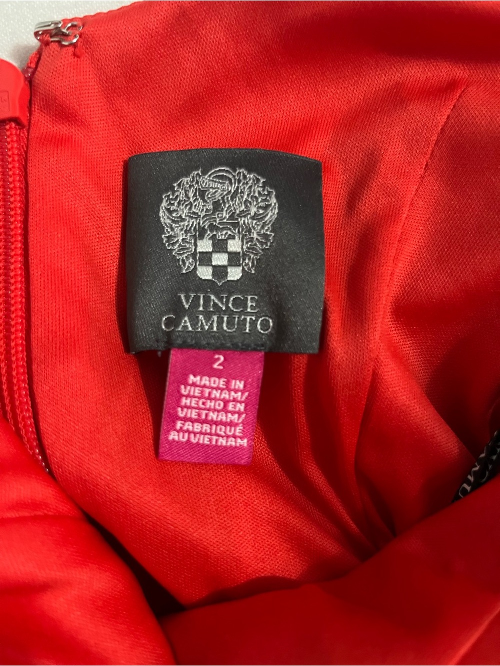 Vince Camuto Bright Red Summer Dress - Picture 5 of 6
